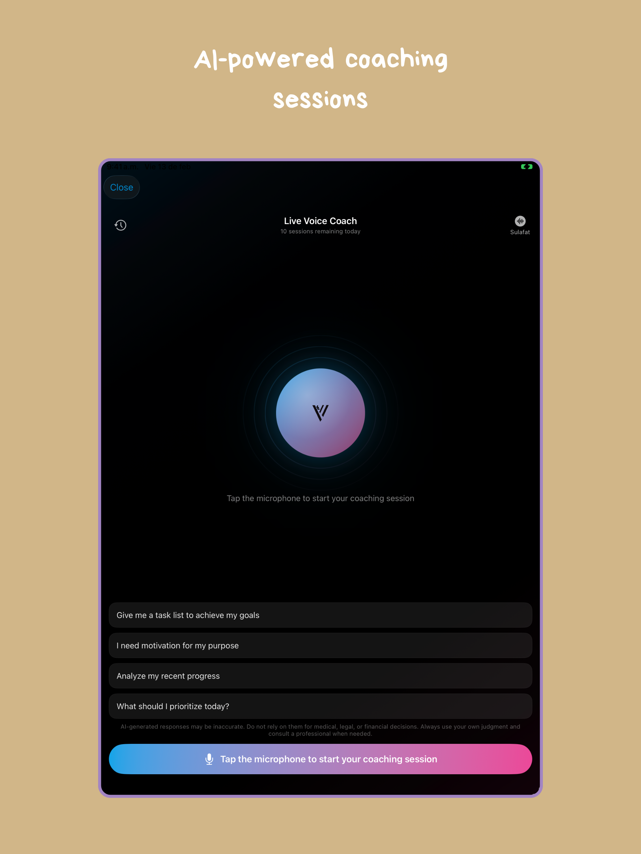iPad Coach